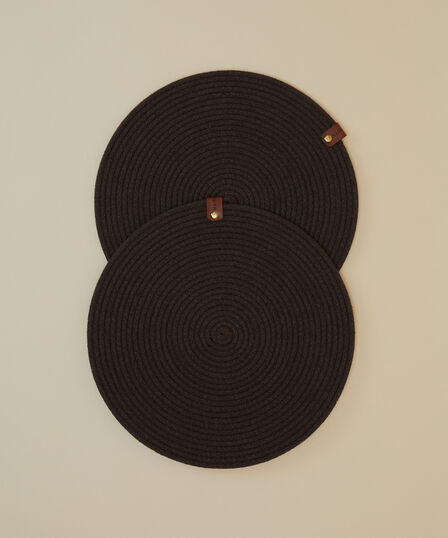 2’Lİ AMERİKAN SERVİS – 33 cm – KAHVE - 1