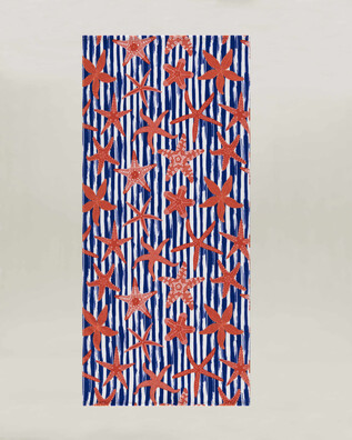 منشفة شاطئ كابري 75×150 متعددة الألوان