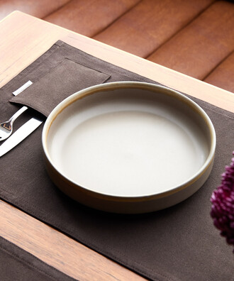 DENİM COLLECTION 2'Lİ AMERİKAN SERVİS 30X45 
KAHVE - 1