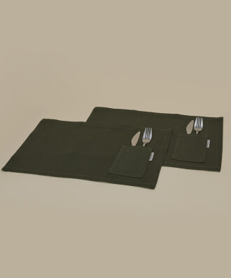 DENİM COLLECTION 2'Lİ AMERİKAN SERVİS 30X45 YEŞİL