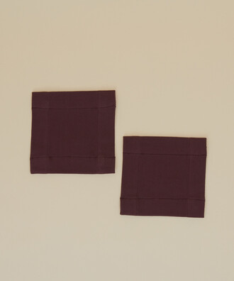 DENİM COLLECTION 2'Lİ BARDAK ALTLIĞI 15X15 
MÜRDÜM - 2