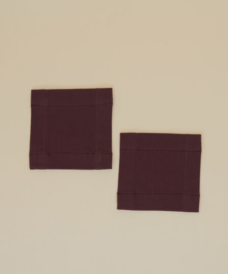 DENİM COLLECTION 2'Lİ BARDAK ALTLIĞI 15X15 
MÜRDÜM - 2