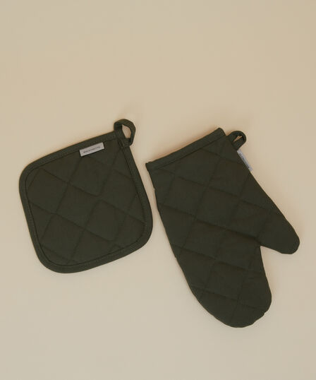 DENİM COLLECTION 2'Lİ MUTFAK SETİ 20X20/19X30 
YEŞİL - 1