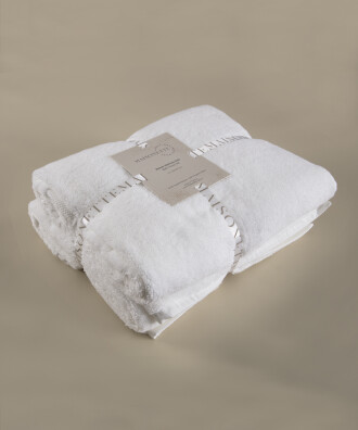 ELEGANCE BANYO HAVLUSU 2'Lİ SET BEYAZ