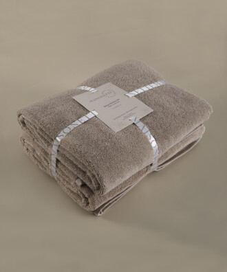 ELEGANCE BANYO HAVLUSU 2'Lİ SET KREM