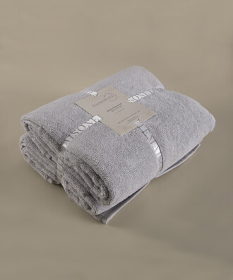 ELEGANCE BANYO HAVLUSU 2'Lİ SET AÇIK GRİ