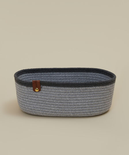 COLORFUL BASKET 15X26X9 cm GRAY - 2