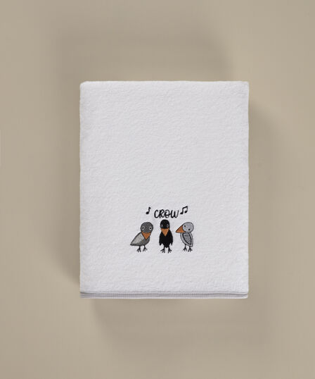 CROW CHILDREN'S TOWEL