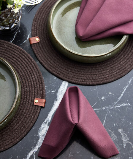 DENIM COLLECTION 2-PACK NAPKIN 40X40 DAMSON