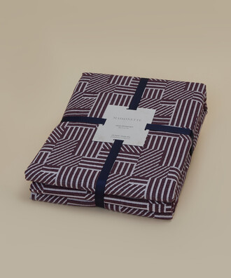 Jacquard Geometric Patterned Bedspread Set
Plum - 2