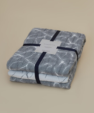 Jacquard Double-Sided Bedspread Set Dark Gray - 3