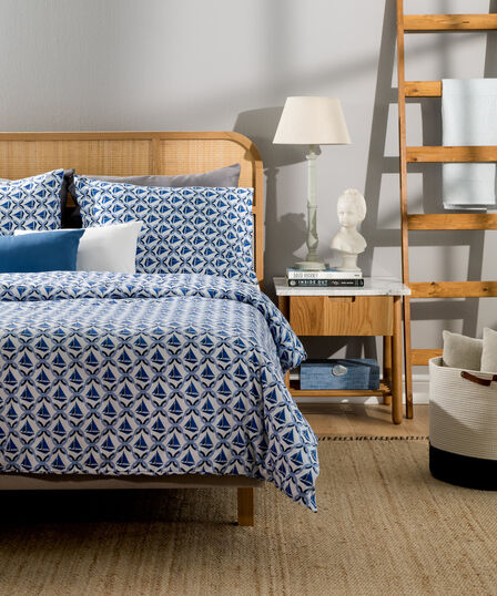 FORE DUVET COVER SET BLUE-BLUE