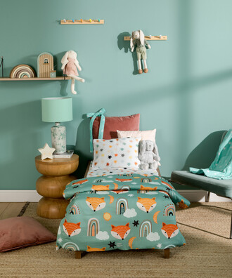 FOX CHILDREN'S NEVRESTIM SET 100X150 COLORFUL - 1