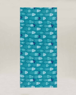 JELLY FISH BEACH TOWEL 75X150 MULTI MULTİ