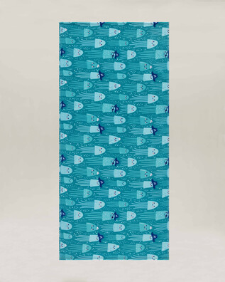 JELLY FISH BEACH TOWEL 75X150 MULTI - 6