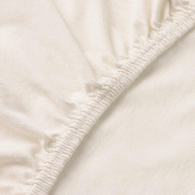 KNITTED FITTED SHEET ECRU - 3