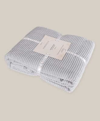LADY COTTON BLANKET GRİ