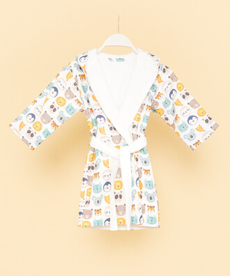 LITTLE ANIMALS CHILDREN'S BATHROBE - 3