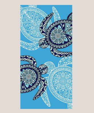 CARETTA BEACH TOWEL RENKLİ
