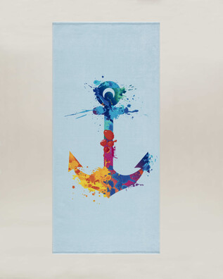 MARINE BEACH TOWEL 75X150 MULTI MULTİ