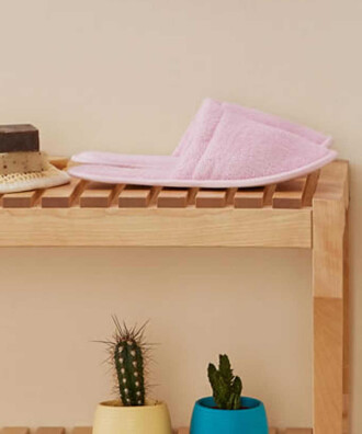 MICRO TOUCH SLIPPERS PEMBE