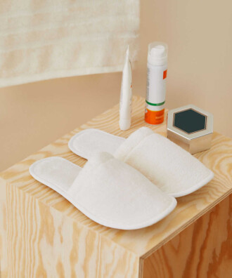 MICRO TOUCH SLIPPERS KREM