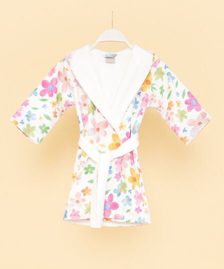 MINI FLOWER CHILDREN'S BATHROBE - 3