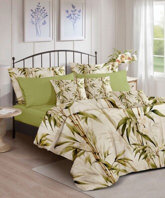 NATURAL BEDSIDE SET YEŞİL