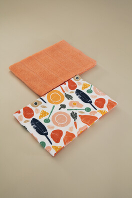 PAN 2-PIECE KITCHEN TOWEL RENKLİ