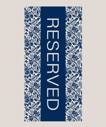 RESERVED BEACH TOWEL