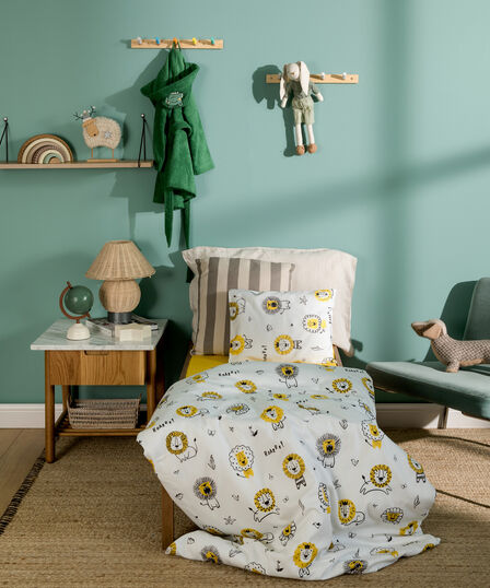 ROAR CHILDREN'S BEDSIDE SET 100X150 WHITE - 2