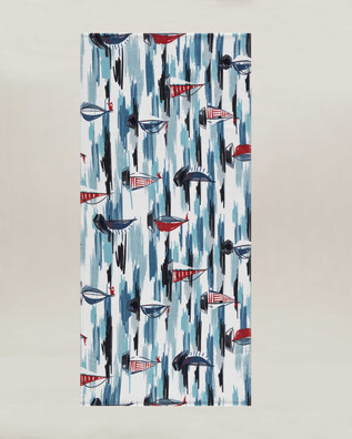 SAIL BOAT BEACH TOWEL 75X150 MULTI MULTİ