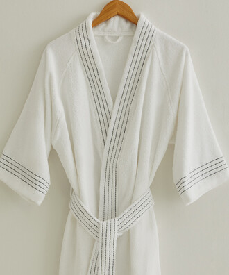 SUBTLE STITCH BATHROBE - 6