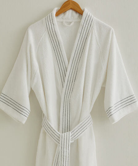 SUBTLE STITCH BATHROBE - 6