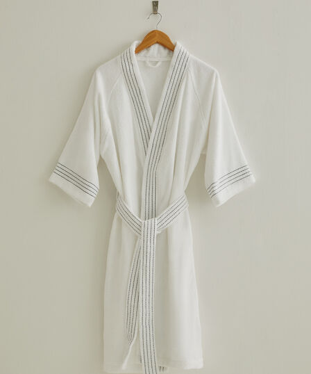 SUBTLE STITCH BATHROBE - 5