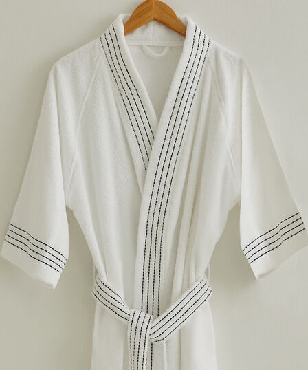 SUBTLE STITCH BATHROBE - 3