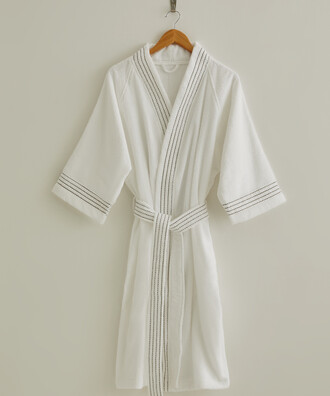 SUBTLE STITCH BATHROBE - 7