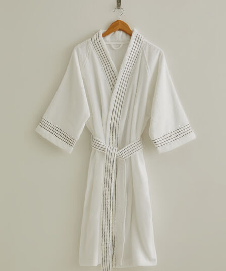SUBTLE STITCH BATHROBE - 7