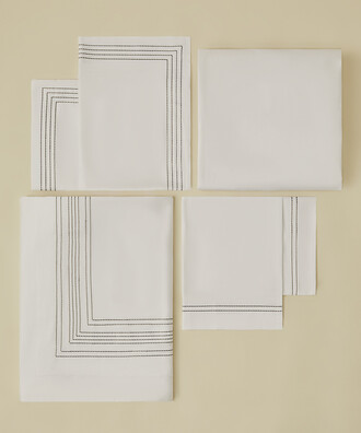 SUBTLE STITCH DUVET COVER SET - 6