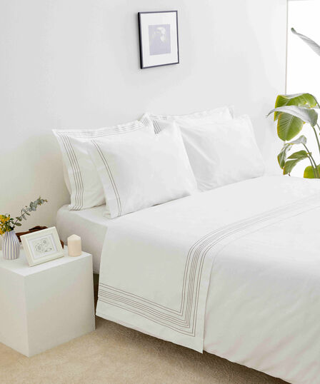 SUBTLE STITCH DUVET COVER SET - 4