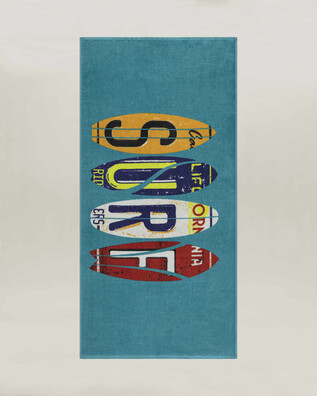 SURF BEACH TOWEL 75X150 MULTI MULTİ
