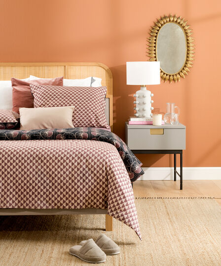 TIME DUVET COVER SET BLACK-BLACK - 2