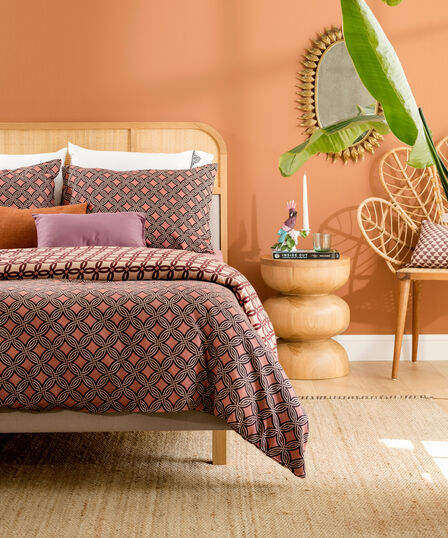 TIMELESS DUVET COVER SET PINK-PINK - 2