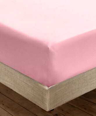 PINK WOVEN FITTED SHEET - 2