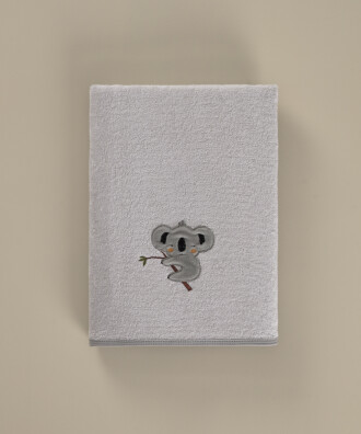 KOALA ÇOCUK HAVLUSU GRİ