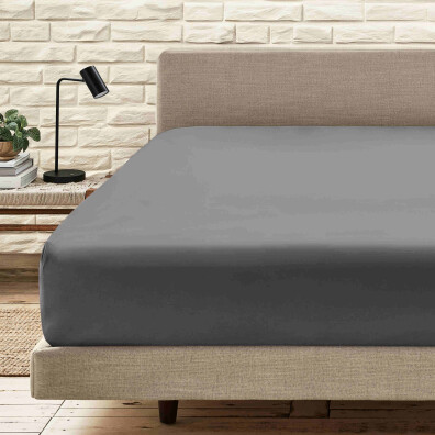 ÖRME LASTİKLİ ÇARŞAF GRİ