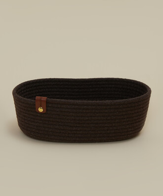 RENKLİ SEPET 14X24X9 cm KAHVERENGİ - 2