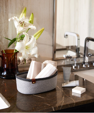 RENKLİ SEPET 15X26X9 cm GRİ - 1