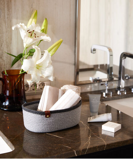 RENKLİ SEPET 15X26X9 cm GRİ - 1