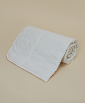 ОДЕЯЛО ХЛОПКОВОЕ 95X145 КРЕМОВЫЙ/СЛОНОВАЯ КОСТЬ KREM